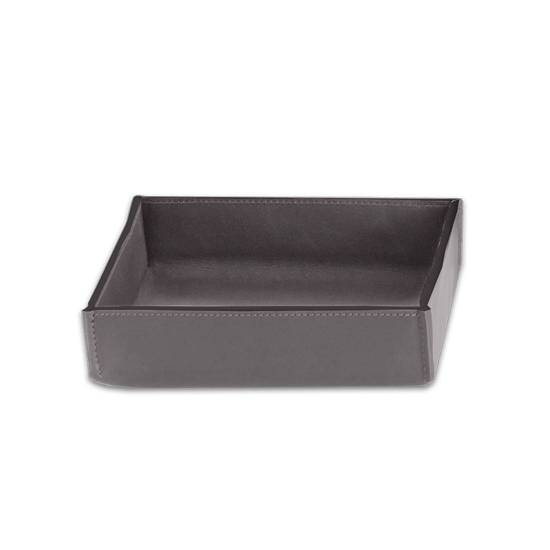 Decor Walther 0938393 NAPPA TAB S Лоток Натуральная кожа дымчато-серая