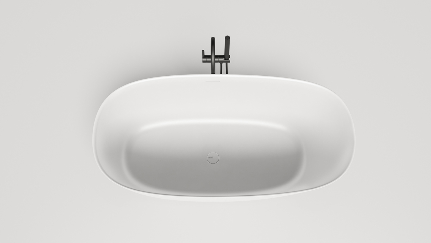 Отдельностоящая ванна SOFIA 150 из S-Sense/S-Stone 1500x750x605 мм (102518G)