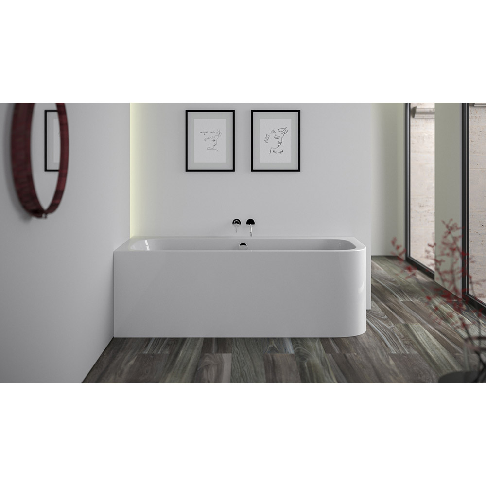 Knief 0100-248 PURE RIGHT Ванна акриловая в левый угол 180x80x60H, белая глянцевая