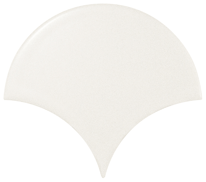 Керамическая плитка  EQUIPE FAN WHITE MATT 10.6x12 Q-20S