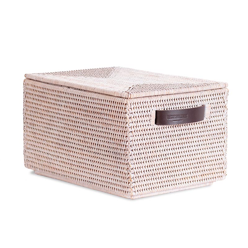 Decor Walther 0941091 BASKET BOX Универсальная коробка с крышкой Ротанг светлый