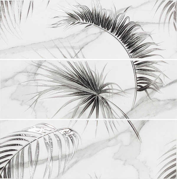 Декор настенный DEC. ARECA MATT (SET 3) 25x75