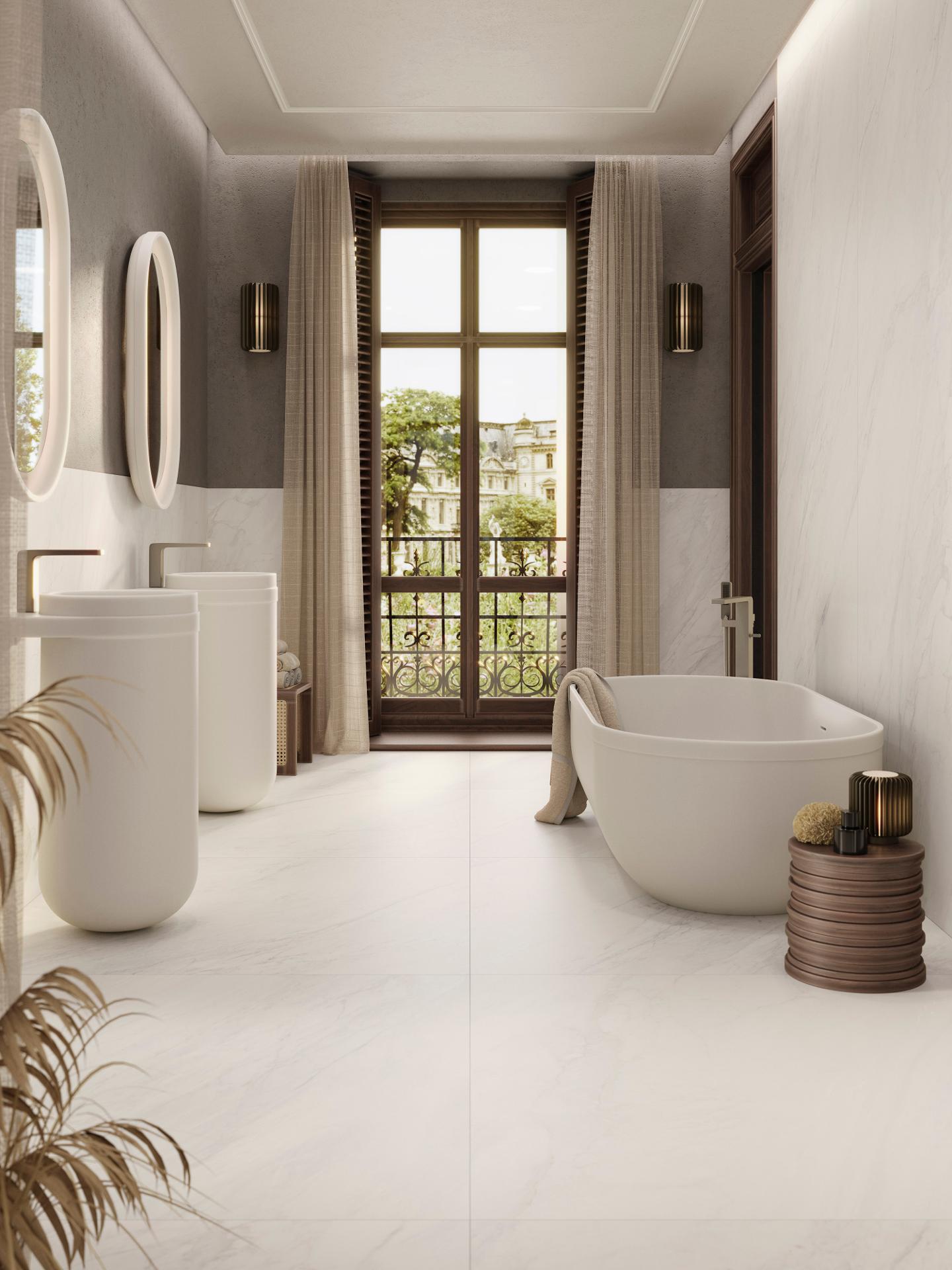 Керамогранит PORCELANOSA XLIGHT GLEM WHITE NATURE 59.6х120 G-2541