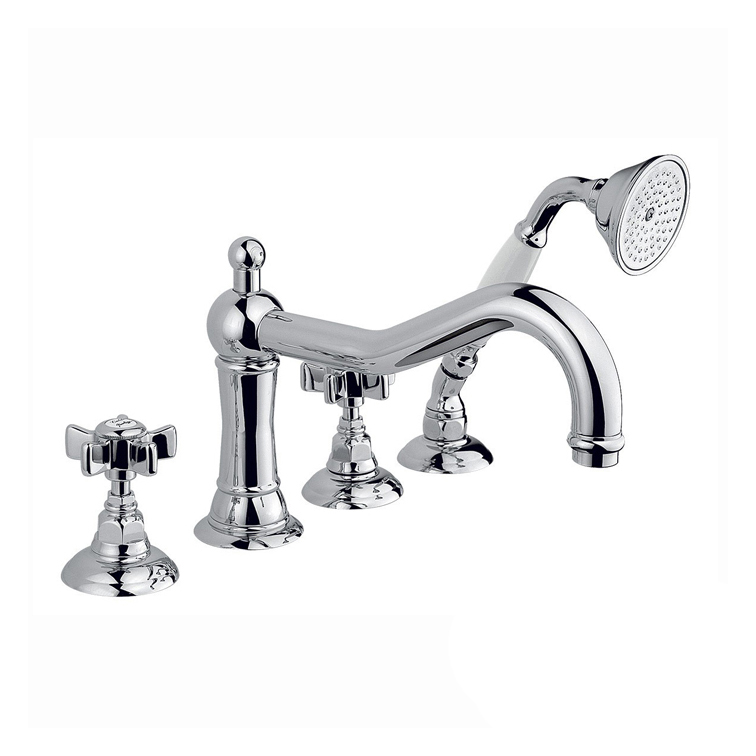 ™ Nicolazzi 1449CR18 Смеситель на 4 отв. для ванны с душем DAMES ANGLAISES