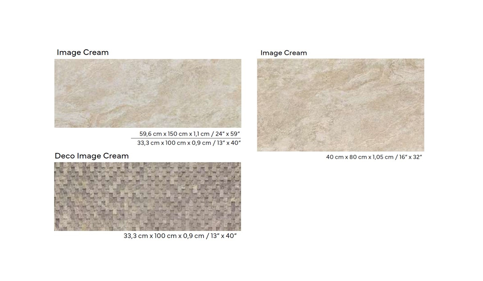 Керамическая плитка  PORCELANOSA IMAGE CREAM 59.6х150х10.2 G-276