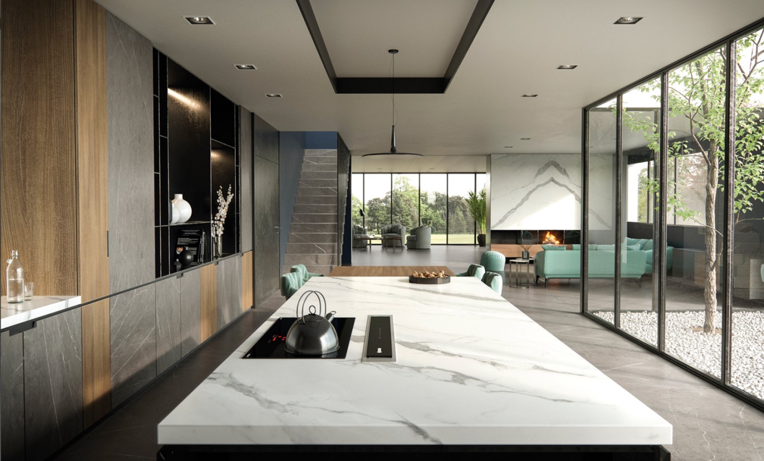 Керамогранит PORCELANOSA XLIGHT ARIA WHITE NATURE 120х120x6 G-2528