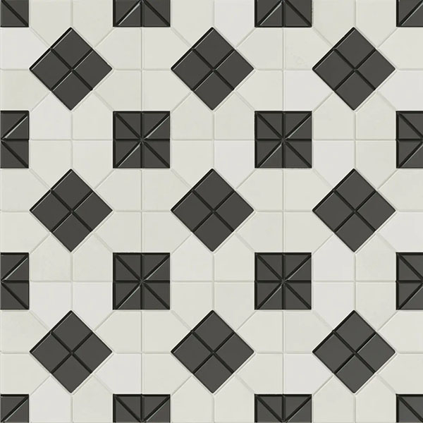 Керамогранит TESSERAE SUIT B&W (130012) 28x28 от WOW (Испания)