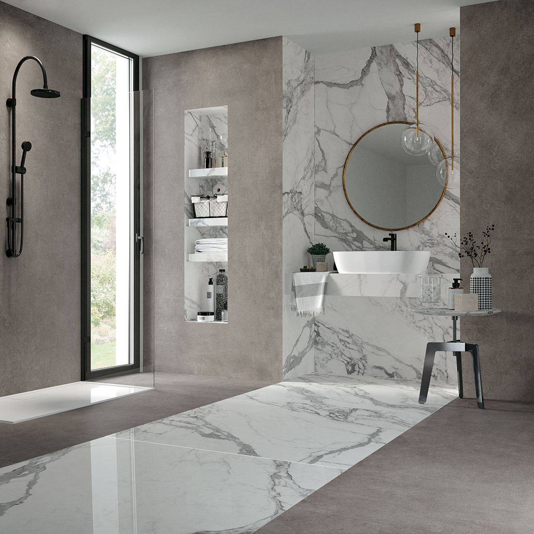 Керамогранит слэб MIRAGE BIANCO LUNENSIS JW 12 LUC SQ 120х278x6 (Италия)