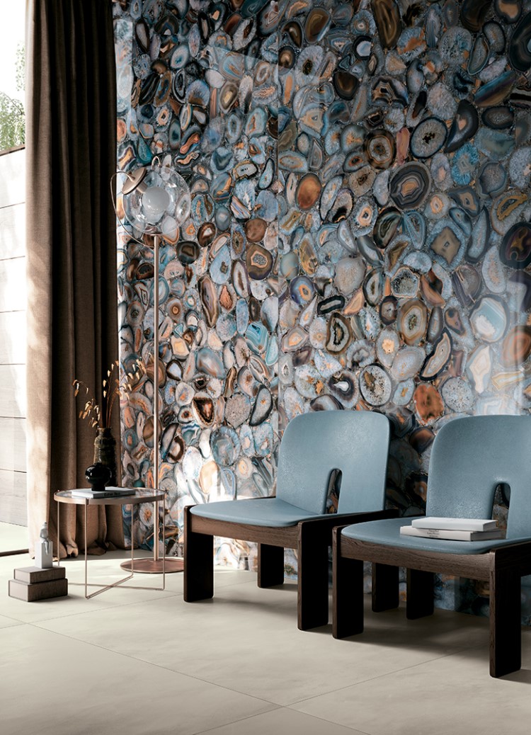 Керамогранит слэб MIRAGE AGATA MULTICOLOR WA 09 LUC SQ 120х278х6 (Италия)