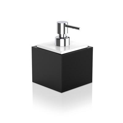 Decor Walther © 0937160 BROWNIE SSP Дозатор для мыла Имитация кожи цвет Черный