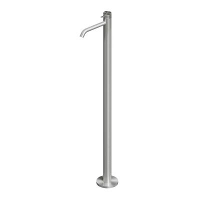 QuadroDesign SOURCE 1205AS/1 Смеситель для раковины напольный, цвет Brushed Stainless Steel
