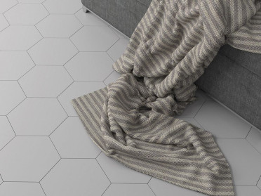 Керамогранит TRAPEZIUM FLOOR R9 ICE WHITE MATT (113854) 9.8x23 от WOW (Испания)