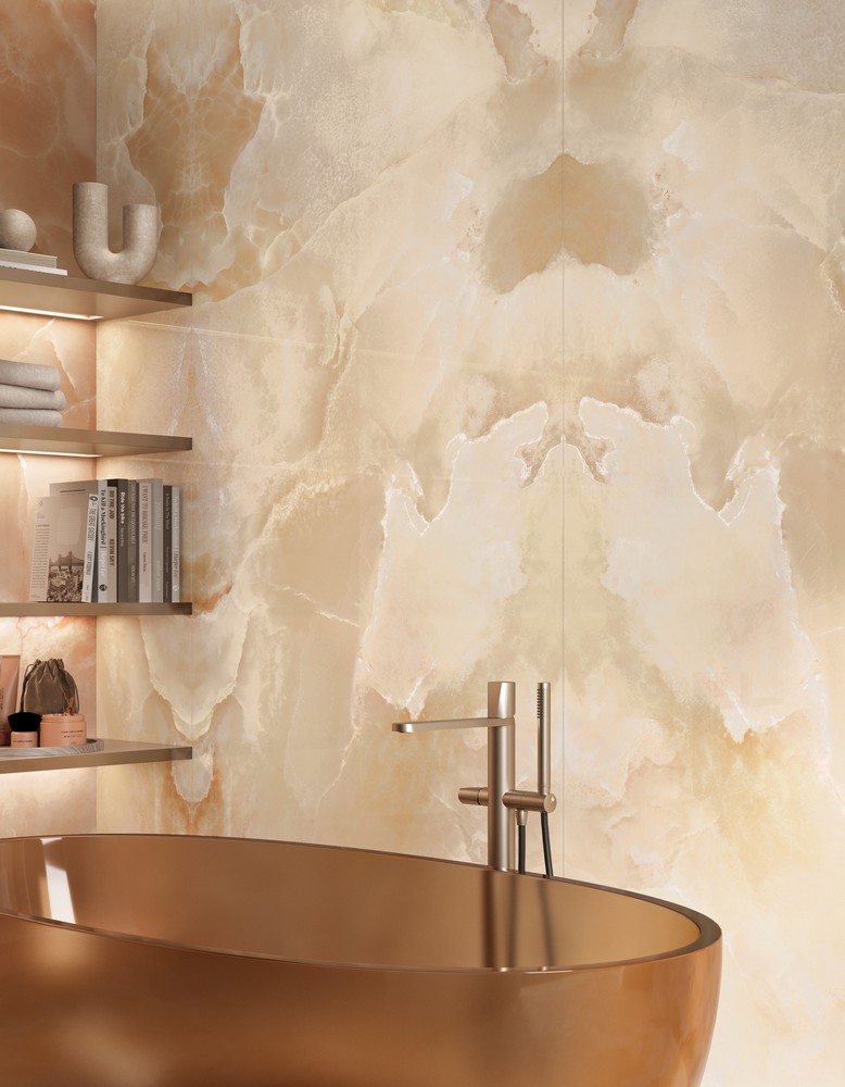Керамогранит слэб MIRAGE CHAMPAGNE ON 03 LUX SQ 120х278x0.6 (Италия)