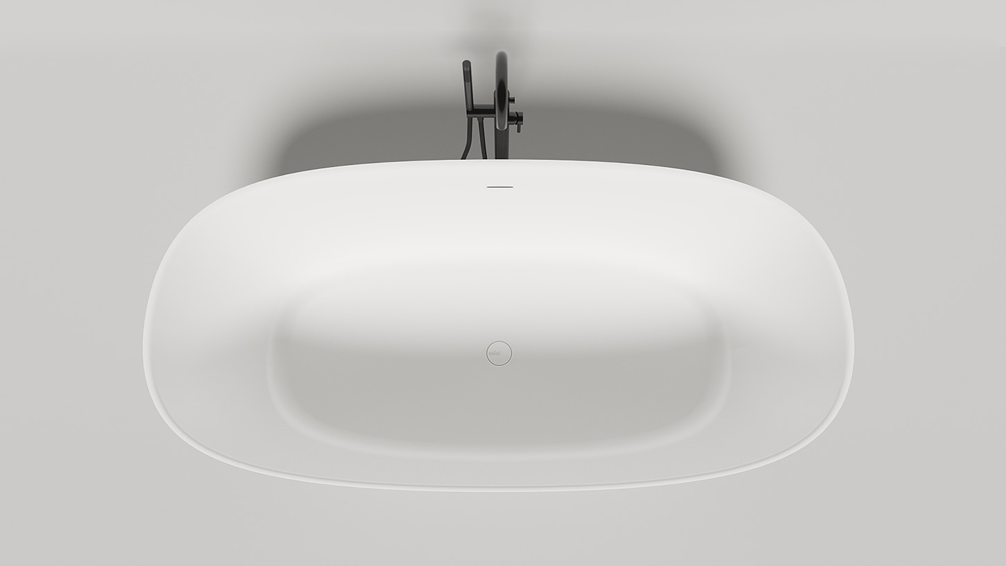 Отдельностоящая ванна SOFIA 185 из S-Sense/S-Stone 1850x900x605 мм (102519G)