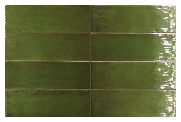 Керамогранит настенный FANGO GREEN GLOSS (30675) 5x15 от Equipe Ceramicas (Испания)