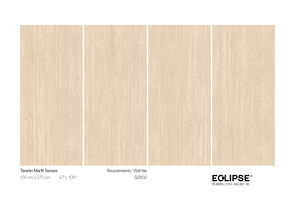 Керамогранит PORCELANOSA XLIGHT TARANTO MARFIL TEXTURE 120х270 G-2702