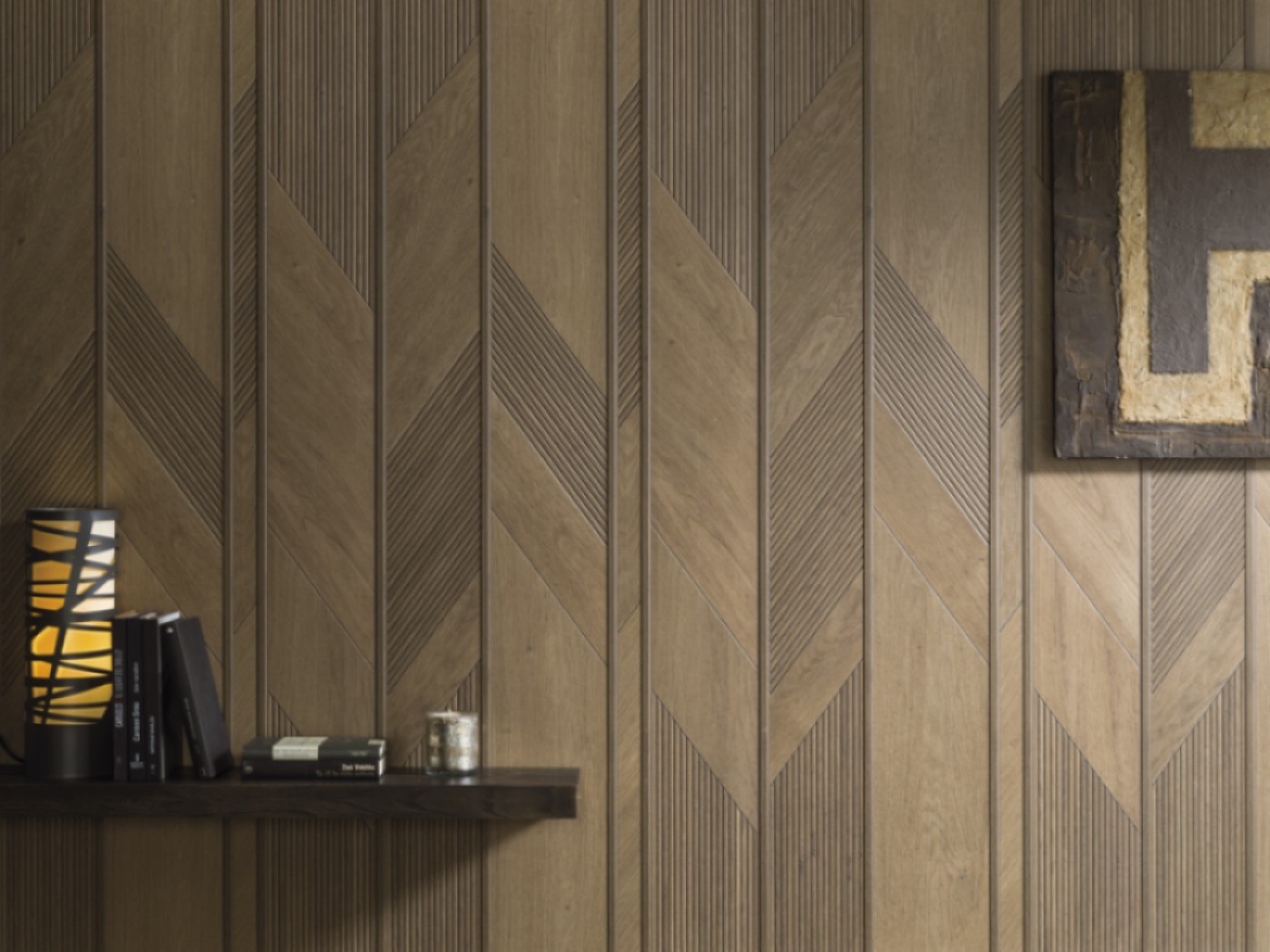 Керамическая плитка  PORCELANOSA 3D ROBLE ARROW 59.6х150 G-279