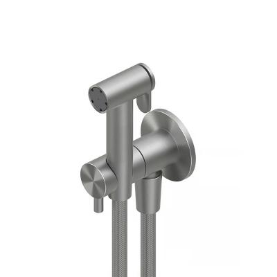 QuadroDesign Душевая программа ID016AS Гидроершик с запорным вентилем, цвет Brushed Stainless Steel