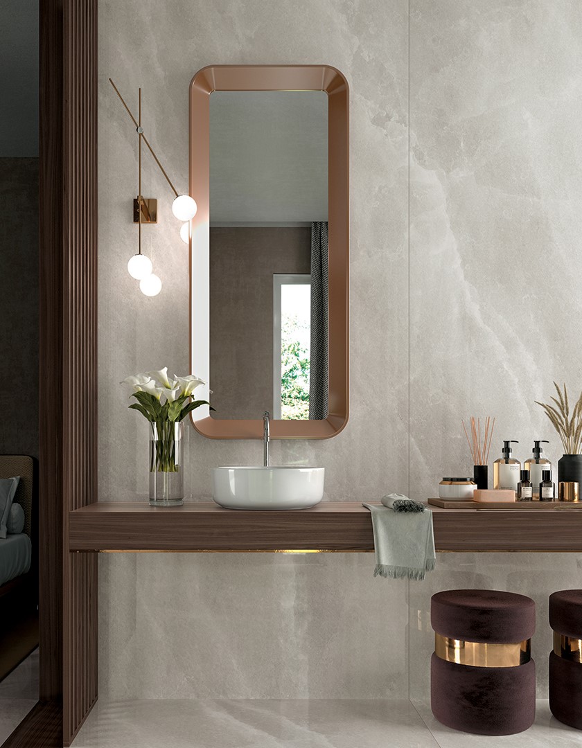 Керамогранит слэб MIRAGE WHITE CRYSTAL CP 05 LUC SQ 120х278х6 (Италия)