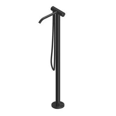 QuadroDesign HUM 2462ON Смеситель для ванны напольный, цвет Black Gold