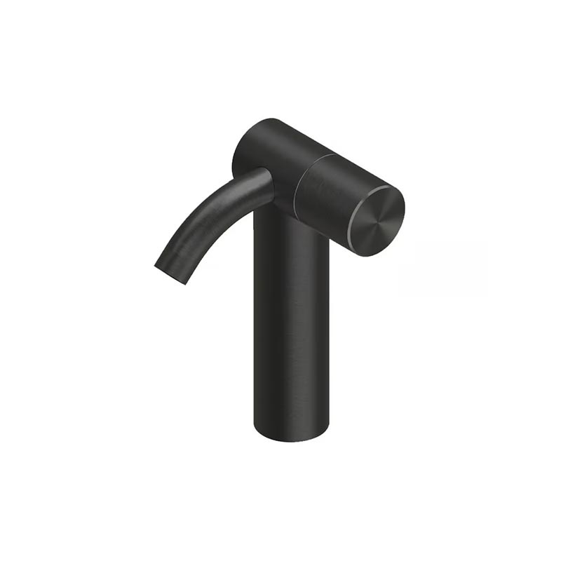 QuadroDesign HUM 2403ON Смеситель для раковины на 1 отверстие из столешницы с прогрессивным картриджем, средний, цвет Black Gold