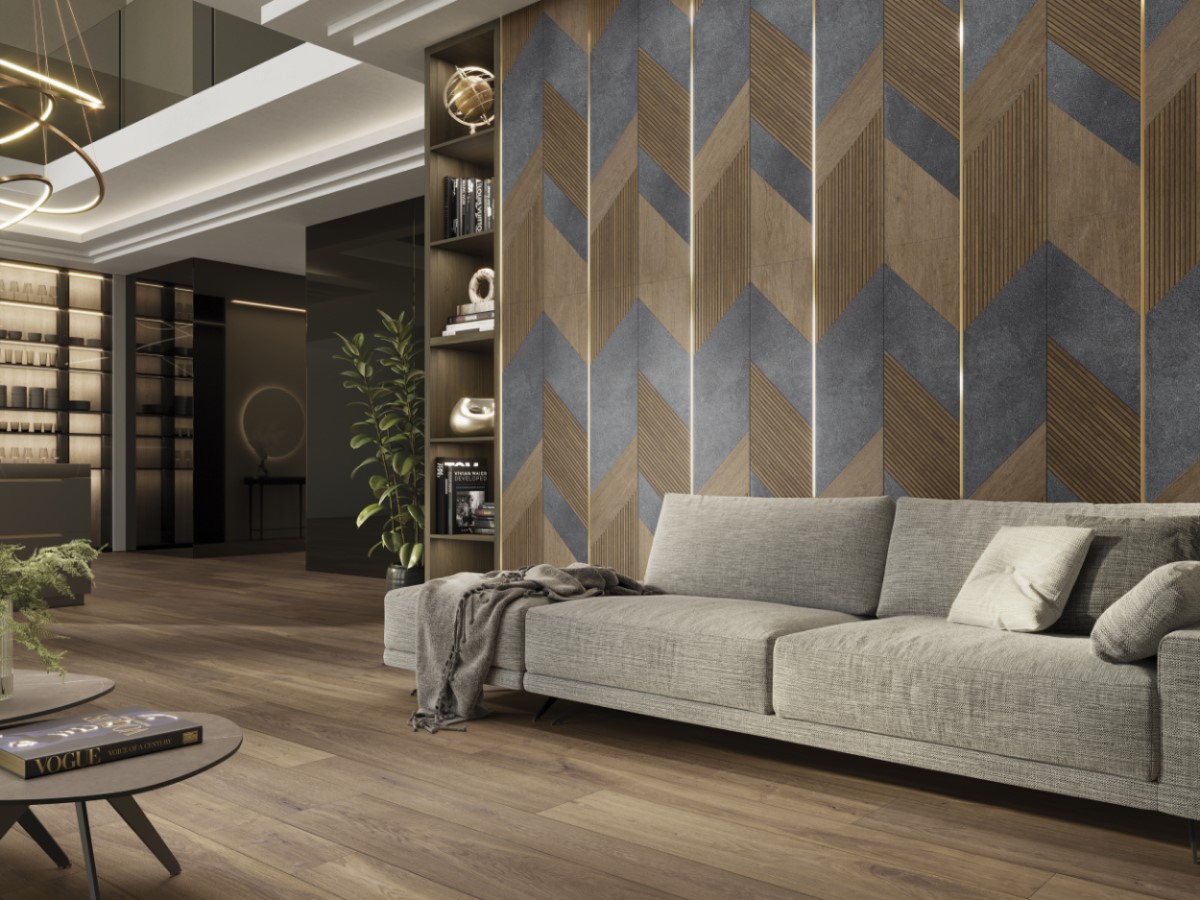 Керамическая плитка  PORCELANOSA 3D ROBLE STONE 59.6х150 G-279