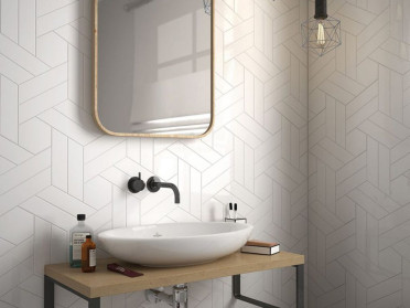 Керамическая плитка Chevron Black Right Matt 5.2x18.6 от Equipe Ceramicas (Испания)