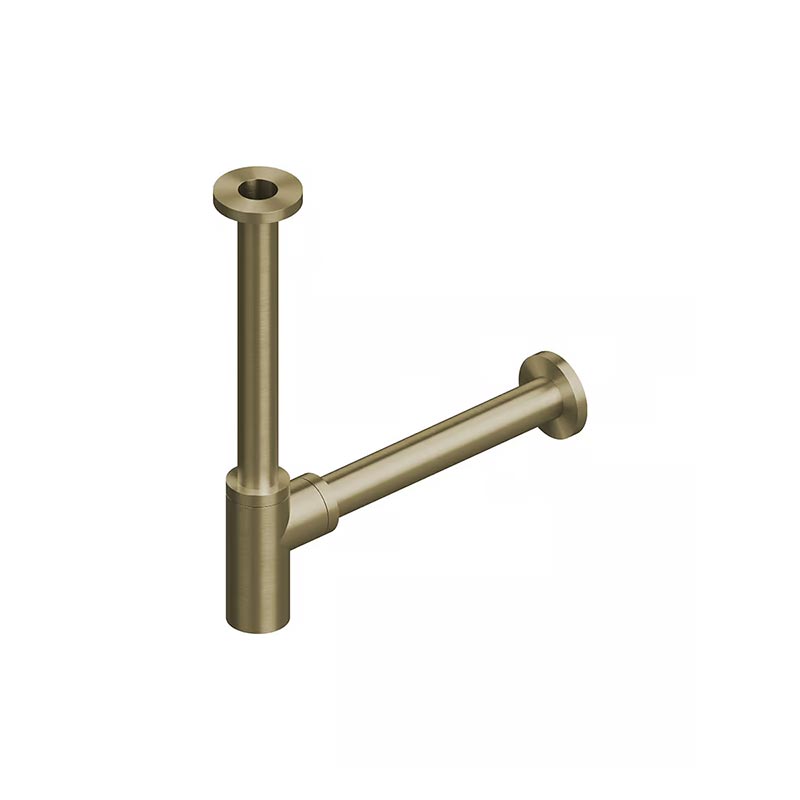 QuadroDesign Комплектующие SI006OC Сифон для раковины, цвет Light Gold