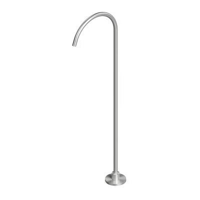 QuadroDesign Комплектующие BV421AS Свободностоящий излив для раковины, цвет Brushed Stainless Steel