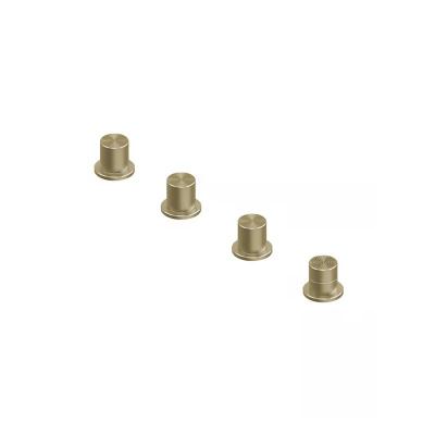 QuadroDesign HUM 2497OC Смеситель на борт ванны без излива, цвет Light Gold