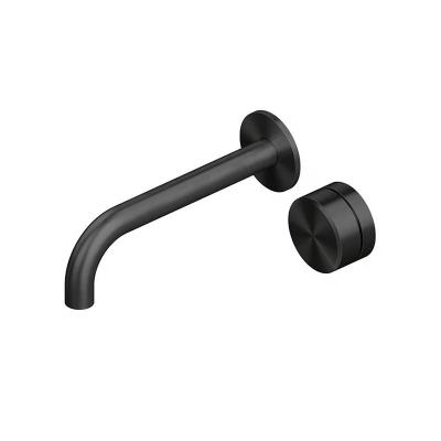 QuadroDesign STEREO 1611TON Смеситель для раковины на 2 отверстия из стены 250mm, цвет Black Gold