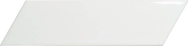 Керамическая плитка Chevron White Left Matt 5.2x18.6 от Equipe Ceramicas (Испания)