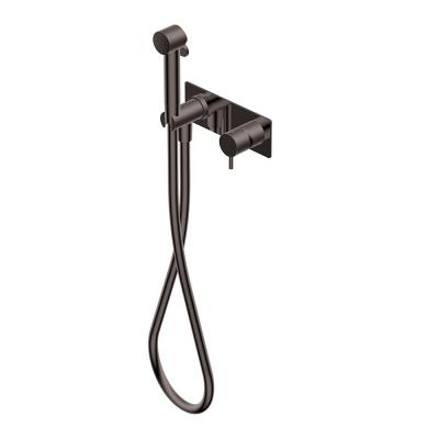 Ritmonio 7ANB101BLX Toilet accessories Гигиенический смеситель внеш. часть BLX BRUSHED BLACK CHROME