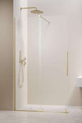 Furo Walk-in 838 Right Brushed Light Gold/прозрачное