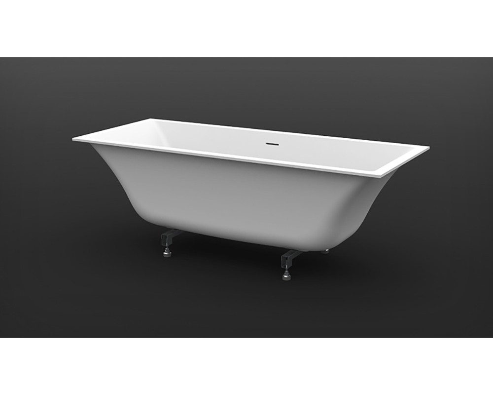 Knief K.Stone 0600-730-01 ванна Shape встраиваемая, 170x70xH60cм, с щелевым сливом переливом