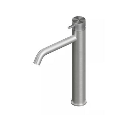 QuadroDesign SOURCE 1202AS Смеситель для раковины на 1 отверстие из столешницы высокий, цвет Steel