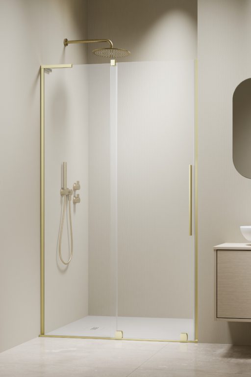 Furo SL DWJ 472 Left Brushed Light Gold/прозрачное