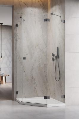 Essenza Pro 8 Brushed GunMetal PTJ Door Right прозрачное