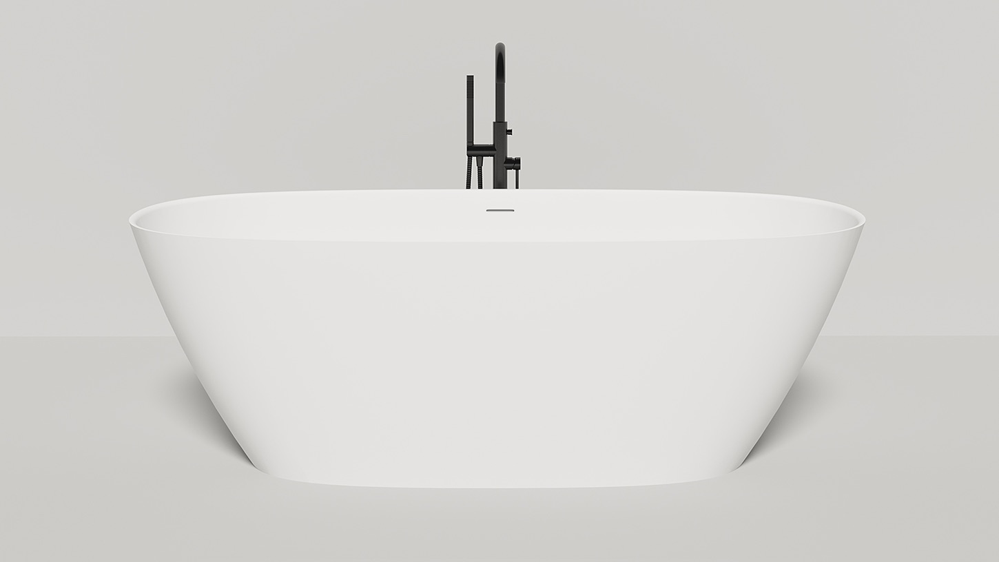 Отдельностоящая ванна SOFIA 185 из S-Sense/S-Stone 1850x900x605 мм (102519G)