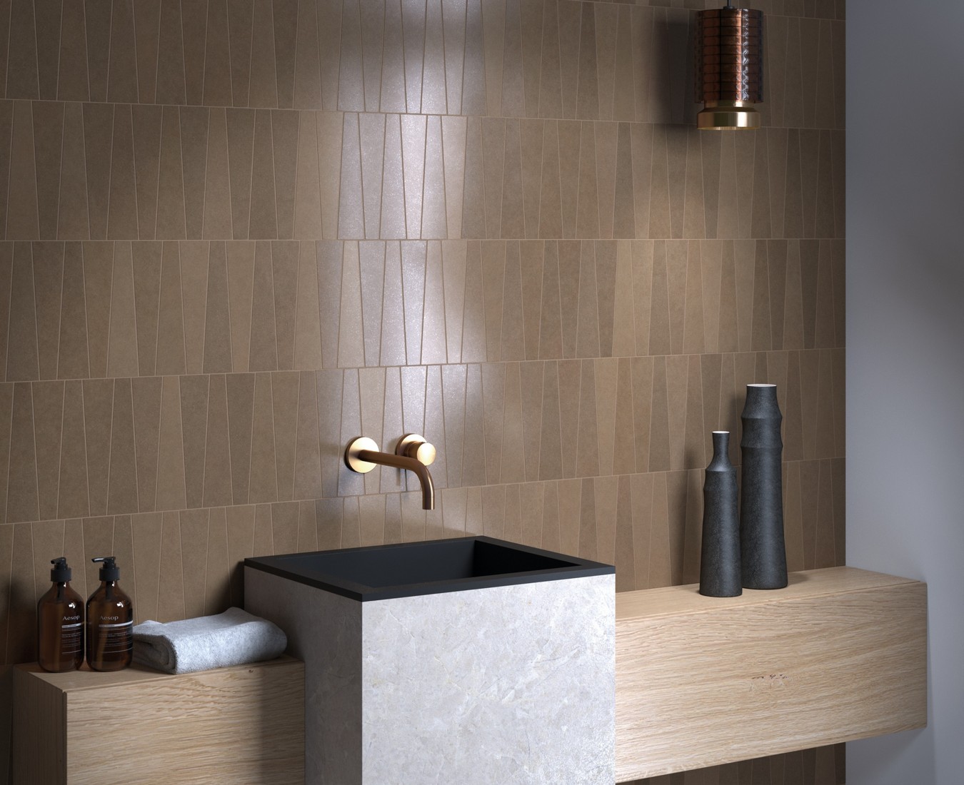 Керамическая плитка  EQUIPE BAMBOO CHOCOLATE 5.6х22.4 EQ-10D