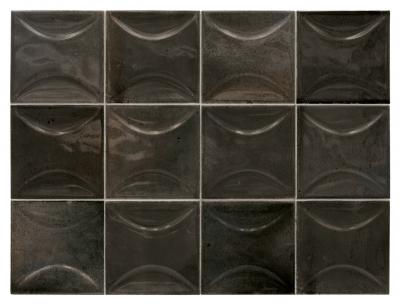 Керамическая плитка  EQUIPE HANOI ARCO BLACK ASH 10х10 EQ-5