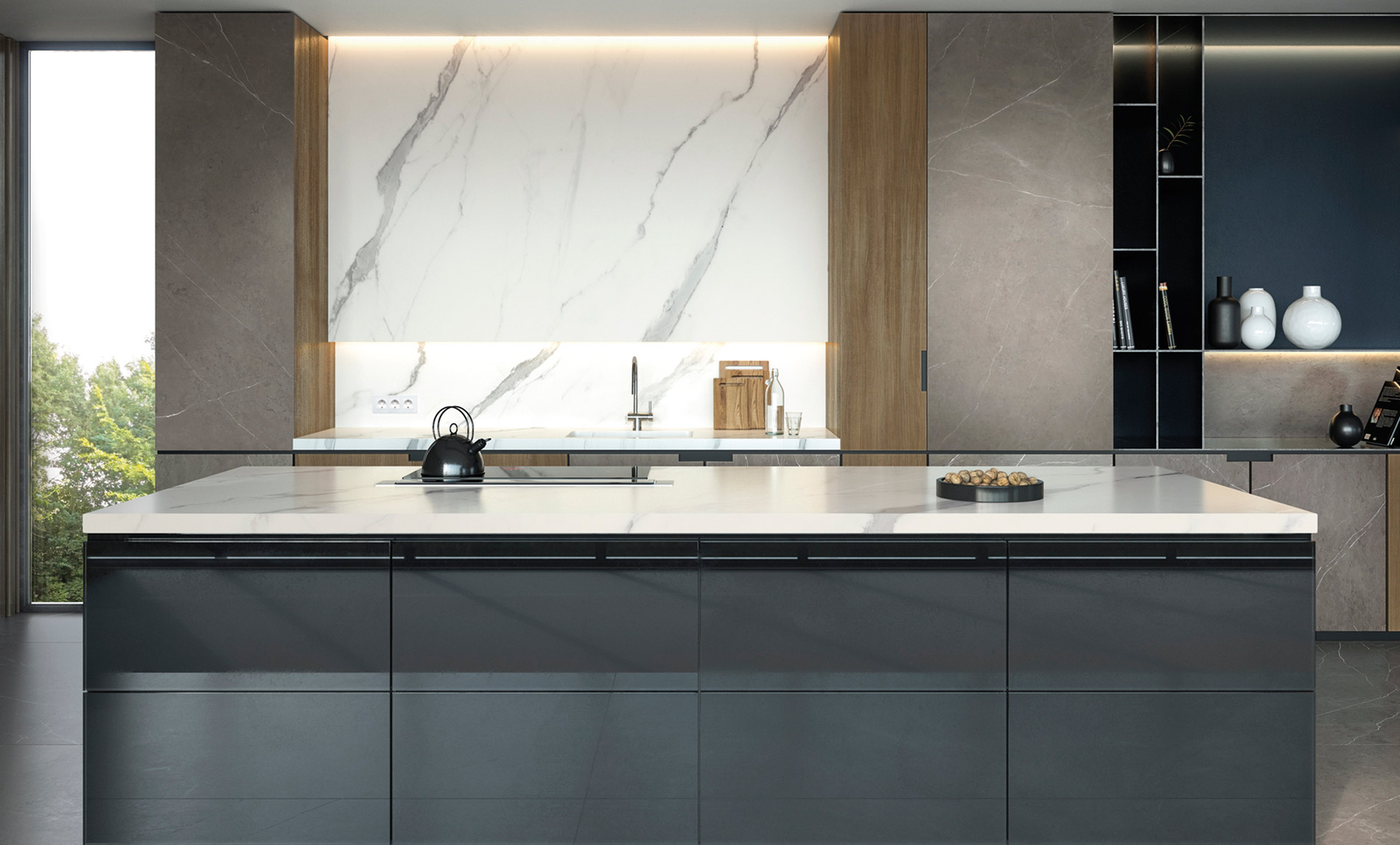 Керамогранит PORCELANOSA XLIGHT ARIA WHITE NATURE 120х120x6 G-2528