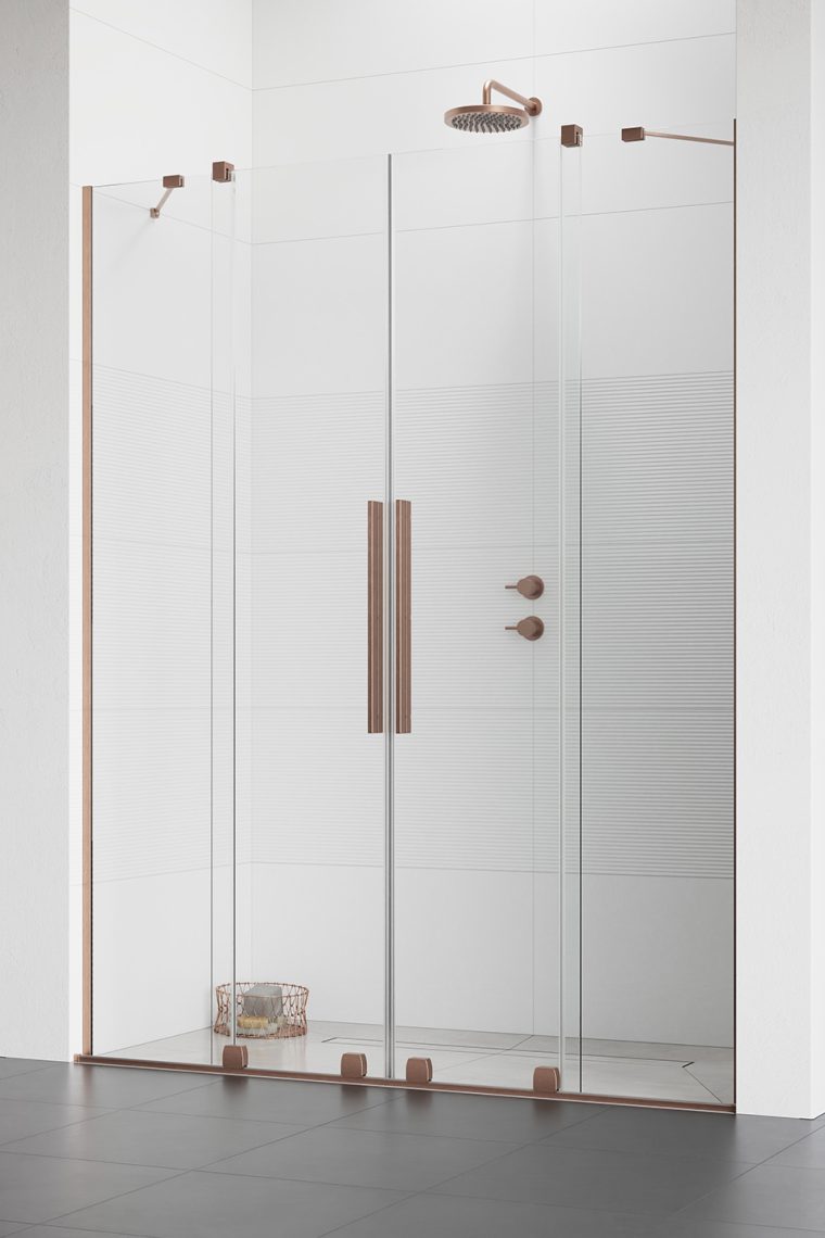 Душевая дверь Furo Brushed Copper DWD Door 388