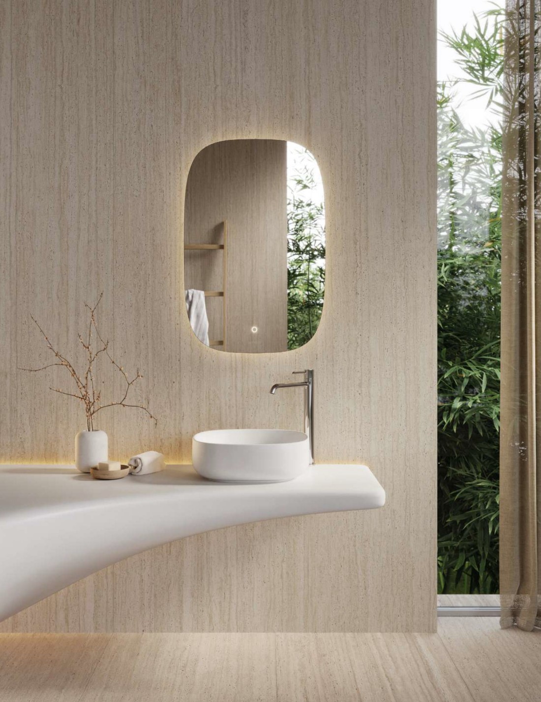 Керамогранит PORCELANOSA XLIGHT TARANTO BONE TEXTURE 120х270 G-2711