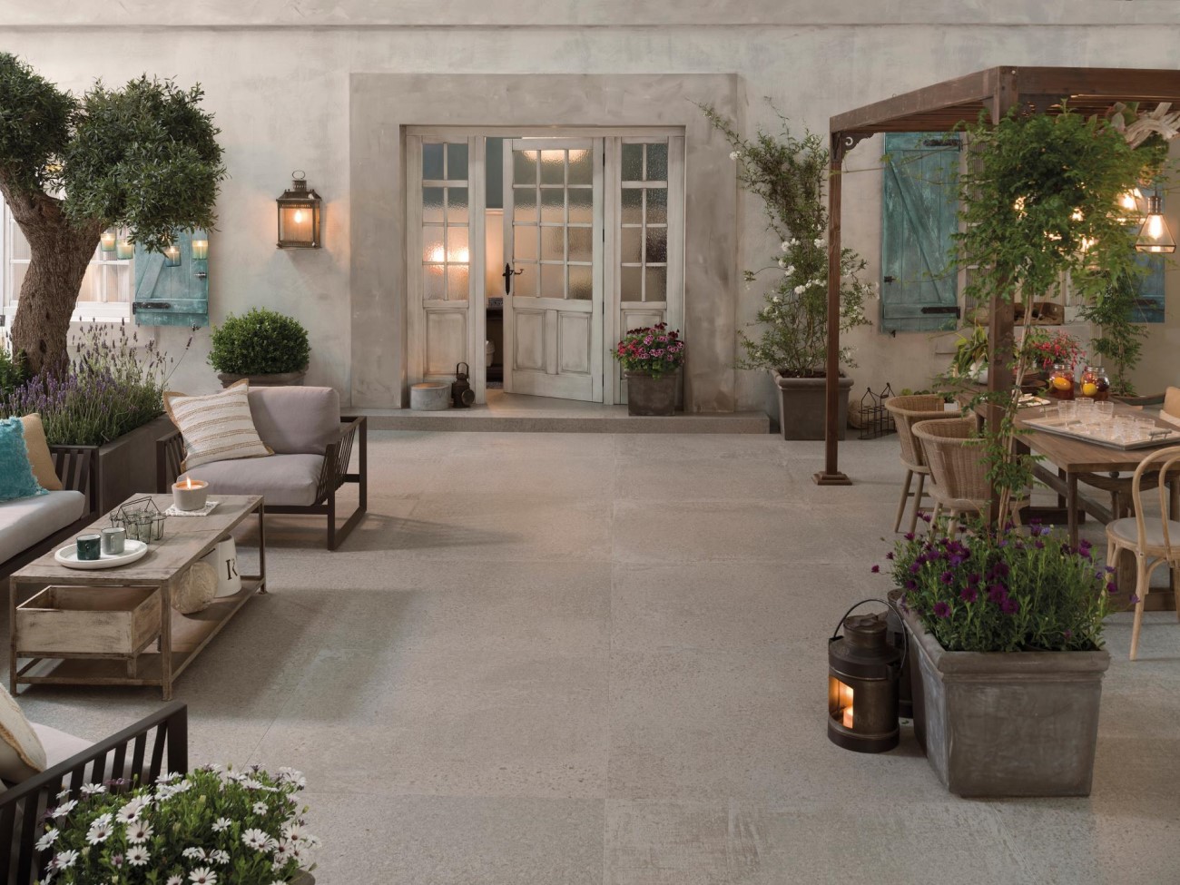 Керамогранит PORCELANOSA LOFT GREY ANTISLIP 120х120 G-399