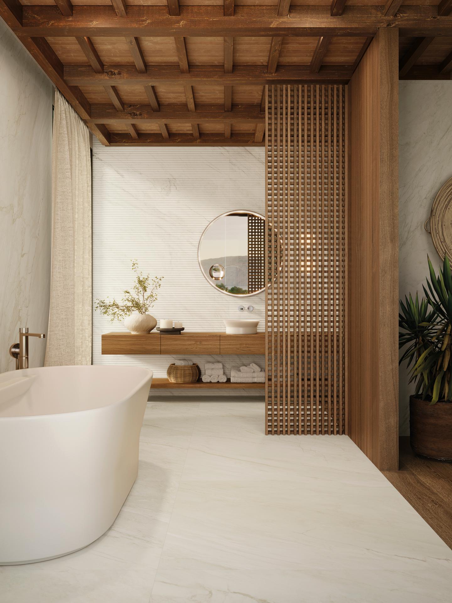 Керамогранит PORCELANOSA XLIGHT GLEM WHITE NATURE 59.6х120 G-2541