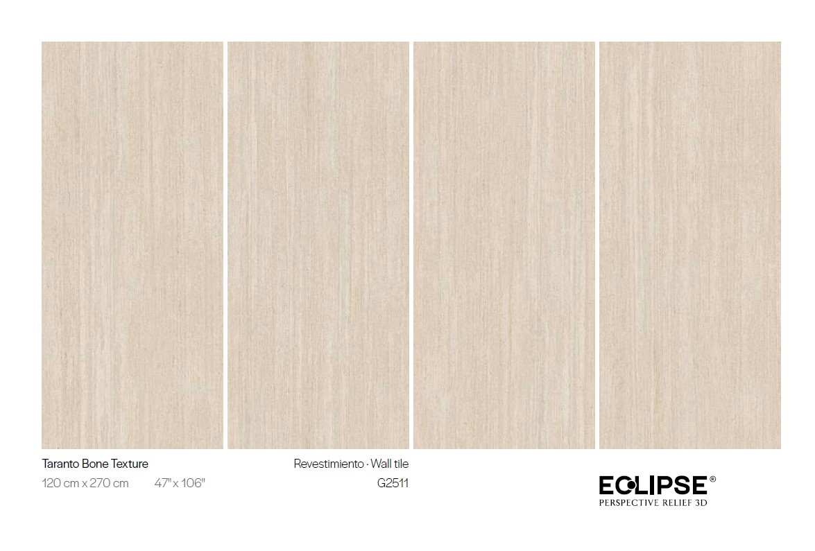 Керамогранит PORCELANOSA XLIGHT TARANTO BONE TEXTURE 120х270 G-2711