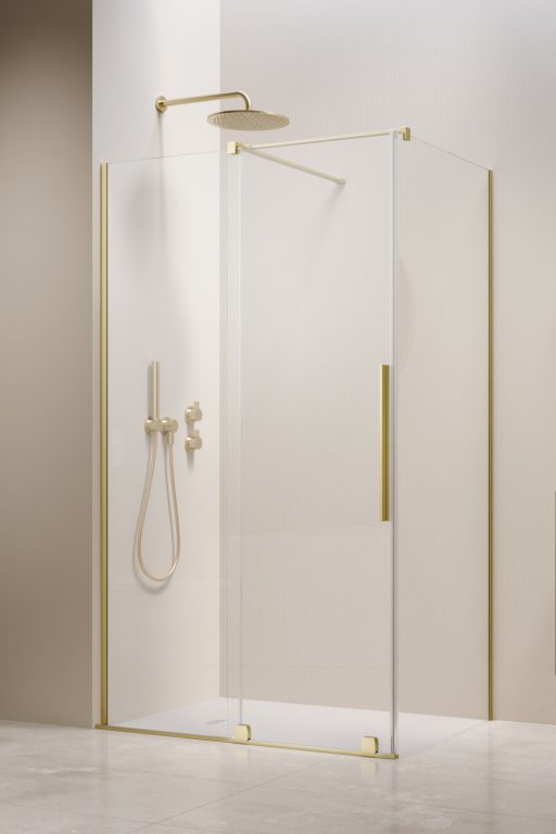 Furo KDD 120 Right Brushed Light Gold/прозрачное