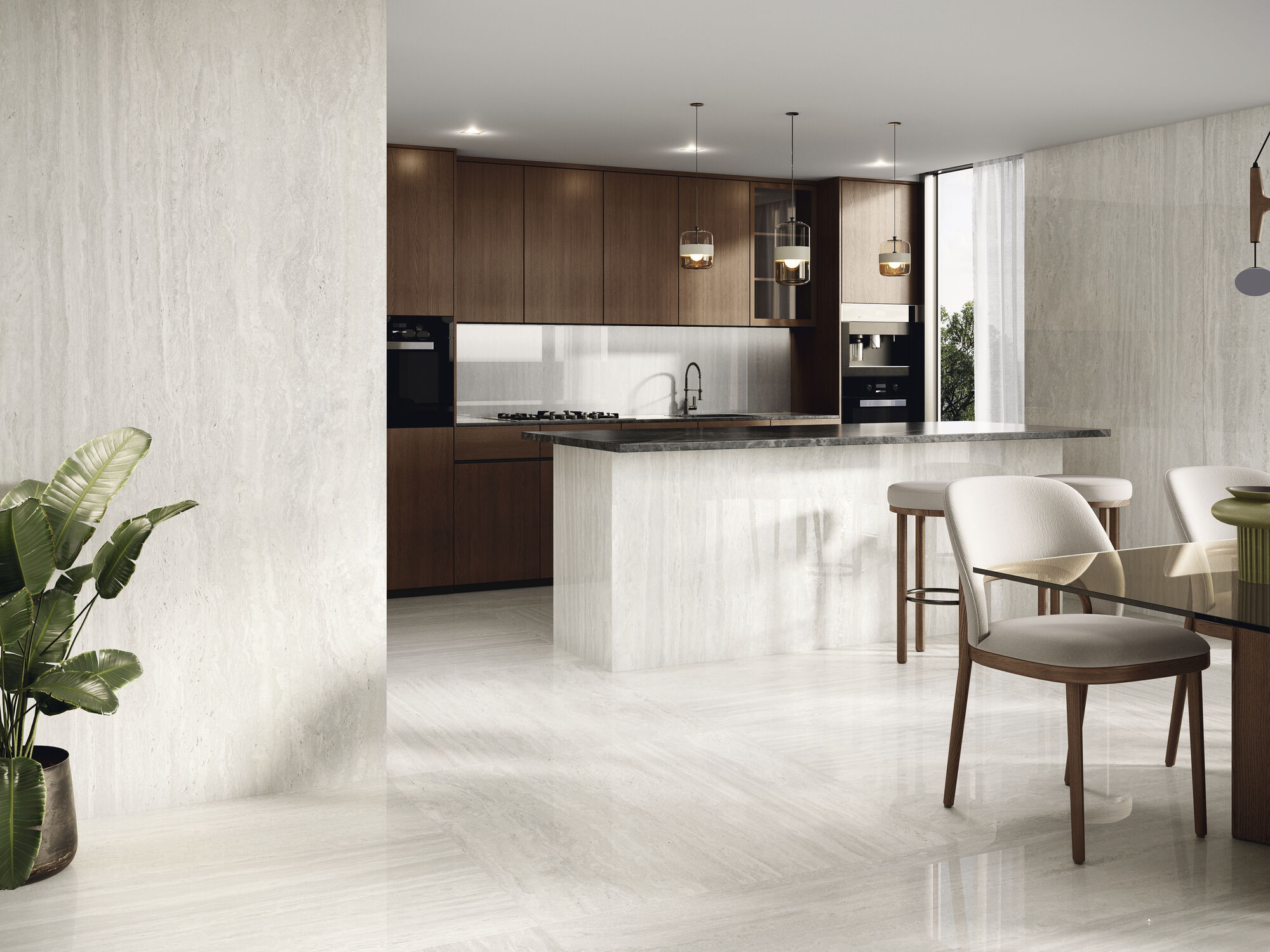 Керамогранит Venice Grigio Natural 120Х260