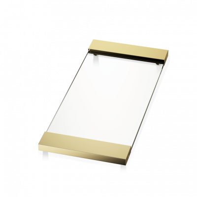 Decor Walther 0848822 TAB 37 Поднос Золото / Прозрачное стекло